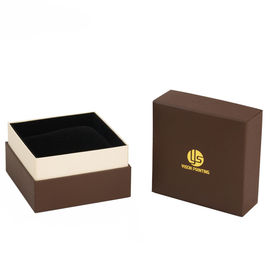 Elegant Jewelry / Watch Packaging Box With Velvet , Cardboard Jewellery Packing Raphe Gift Boxes