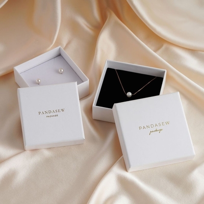 Custom Logo Leather Jewelry Earring Bracelet Necklace Ring Packaging Box