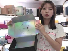 Black Holographic Shipping Box